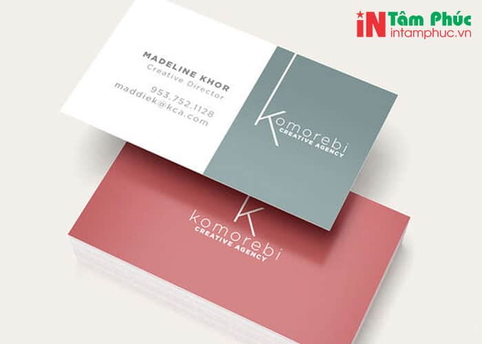 giấy in card visit