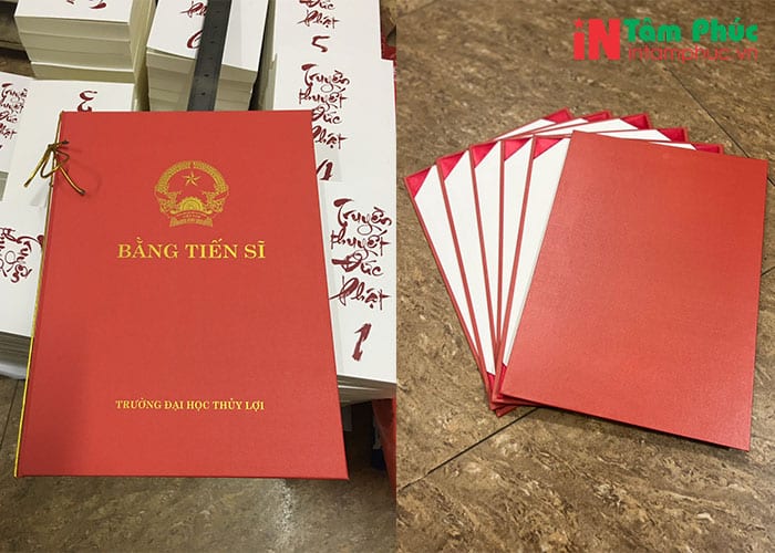 bìa đựng bằng đại học