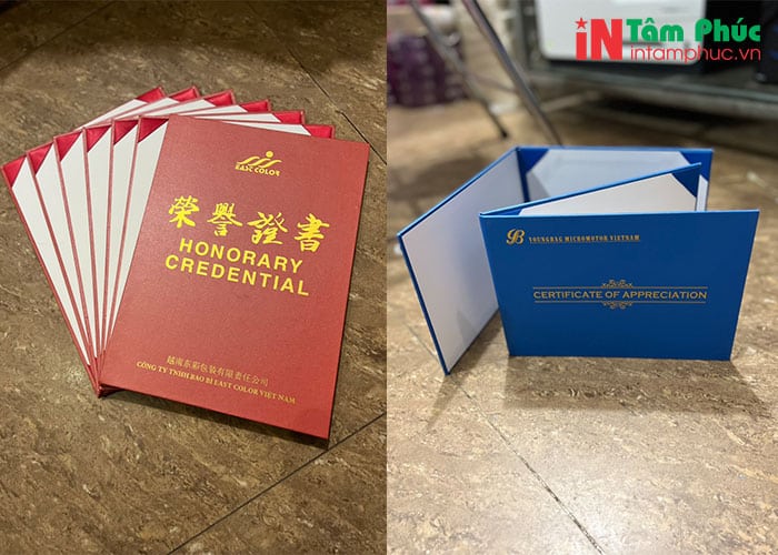 bìa đựng bằng đại học