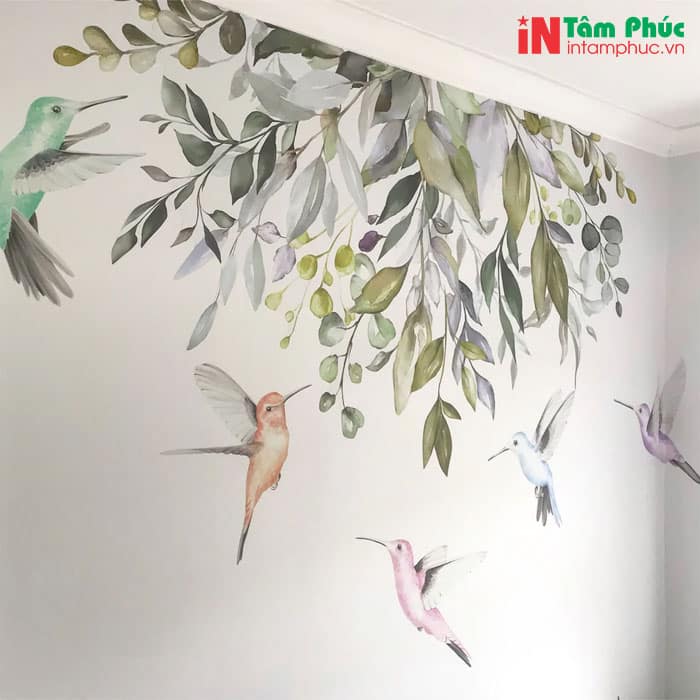 In decal dán tường