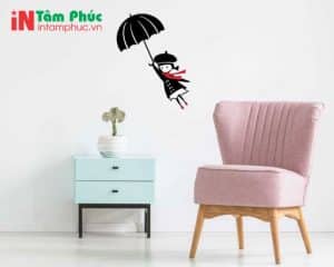 In decal dán tường