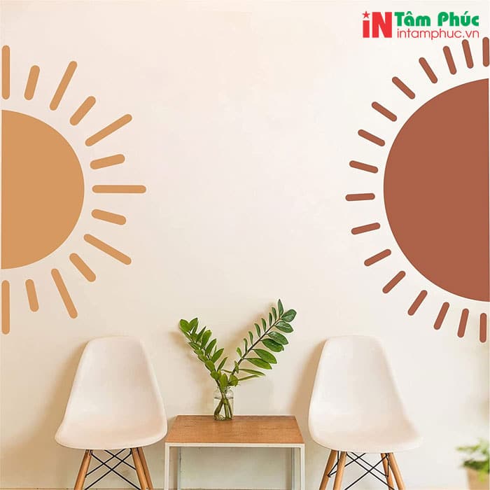 In decal dán tường