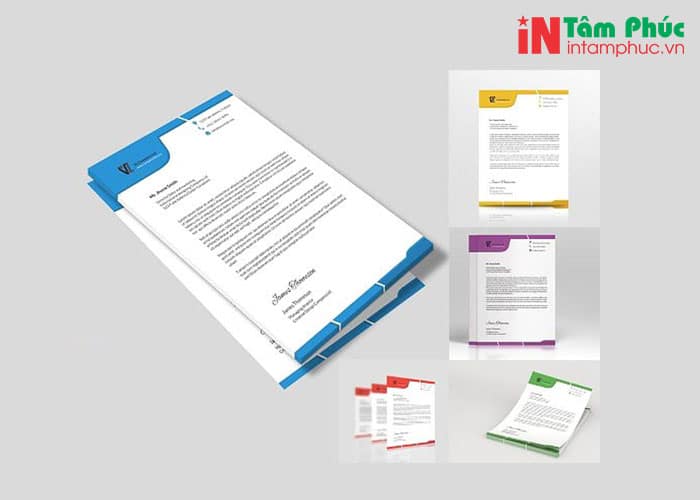 In giấy tiêu đề