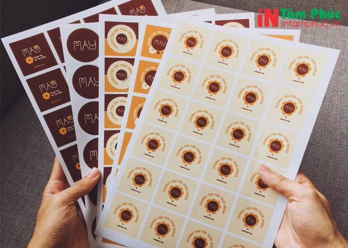 in sticker số lượng ít