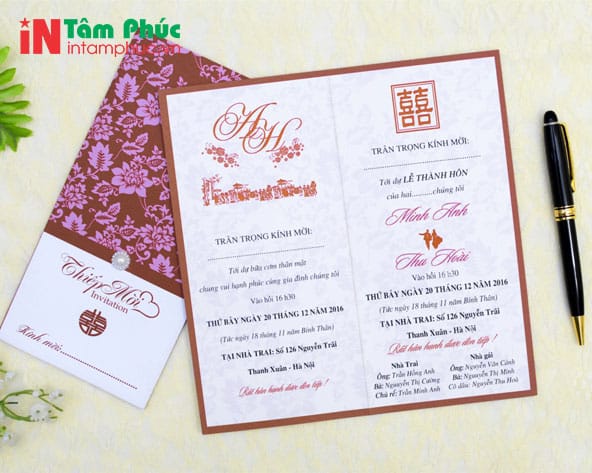 in thiệp cưới hà nội