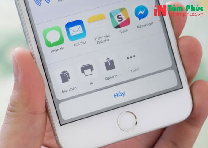 cách in tài liệu từ điện thoại