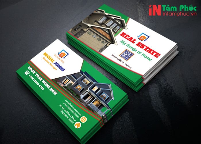 card visit bất động sản