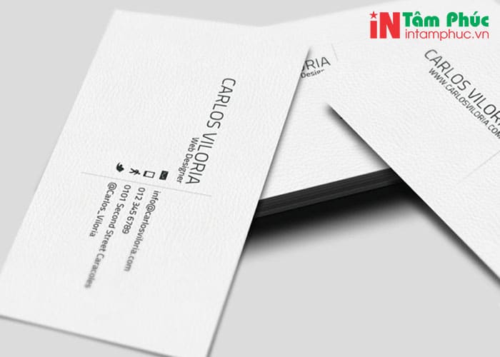 in name card giấy mỹ thuật