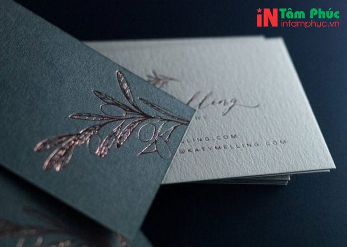 in name card giấy mỹ thuật
