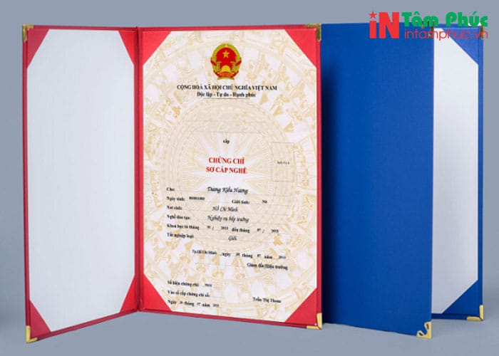 bìa trao quyết định