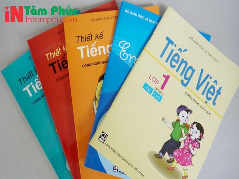 in sách giáo dục màu