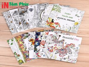 In sách truyện màu cho trẻ em