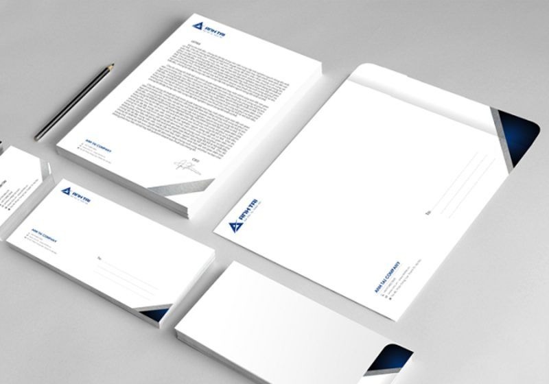 thiết kế và in tiêu đề thư