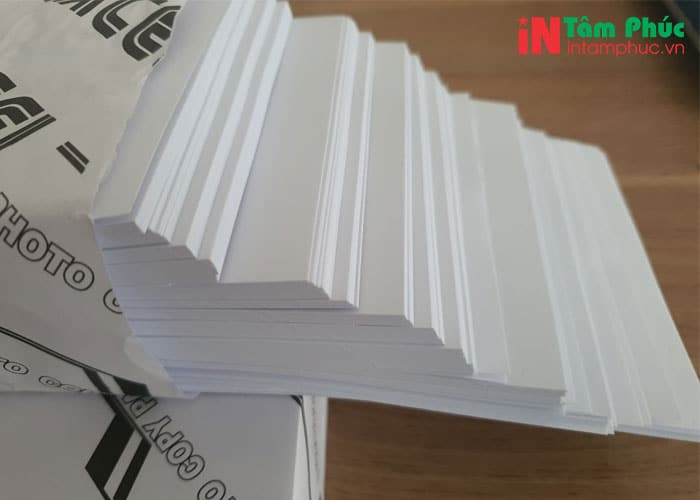 Các loại giấy phổ biến dùng để in màu A4 tại Hà Nội