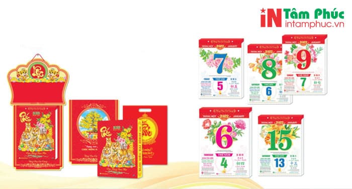 Các loại giấy in lịch Tết phổ biến nhất hiện nay