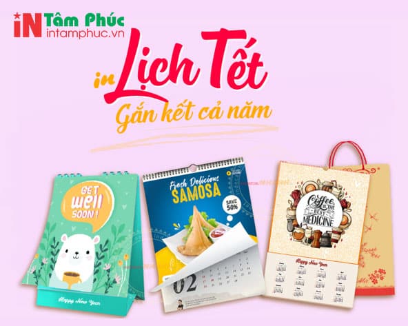 Những loại lịch được sử dụng để trang trí ngày Tết