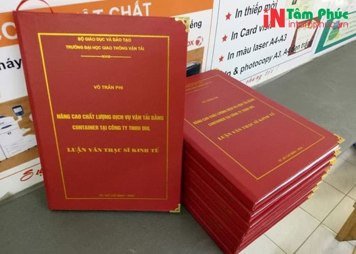 Ảnh sản phẩm bìa cứng mạ vàng