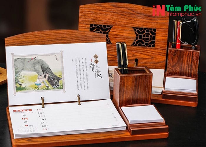 Dịch vụ in lịch để bàn theo yêu cầu tại Hà Nội – In Tâm Phúc