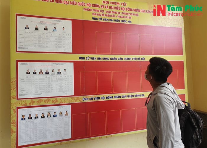 In Danh sách Bầu cử In Danh sách Bầu cử