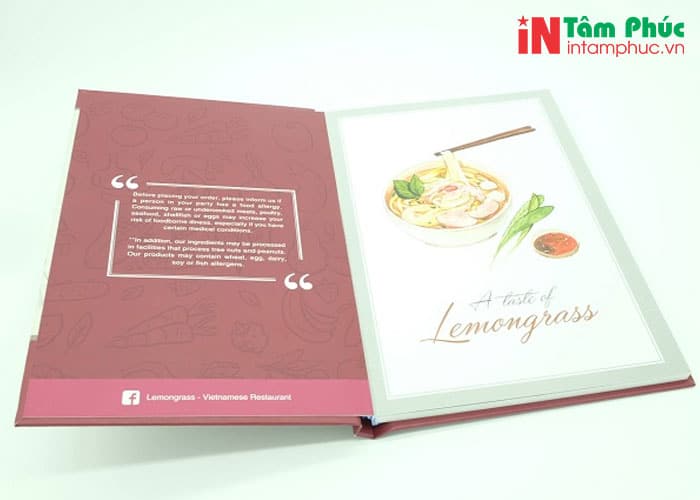Lý do bạn nên lựa chọn in menu bìa cứng