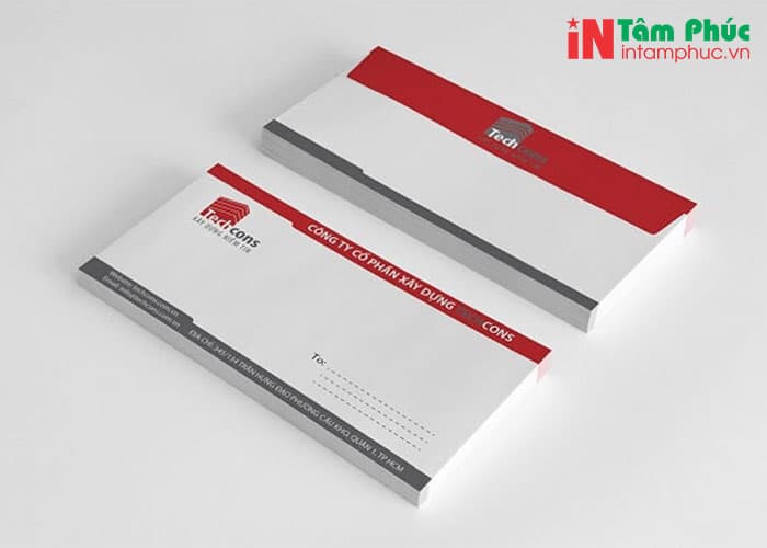 Bảng giá in phong bì A5 mới nhất Bảng giá in phong bì A5 mới nhất