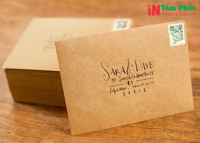 Giấy Kraft in phong bì A5 Giấy Kraft in phong bì A5