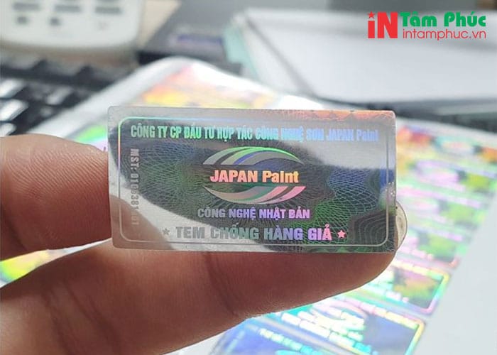 In tem chống giả, Tem Hologram, Tem 7 màu