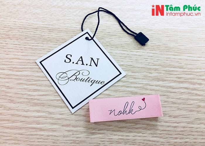 In tem nhãn vải
