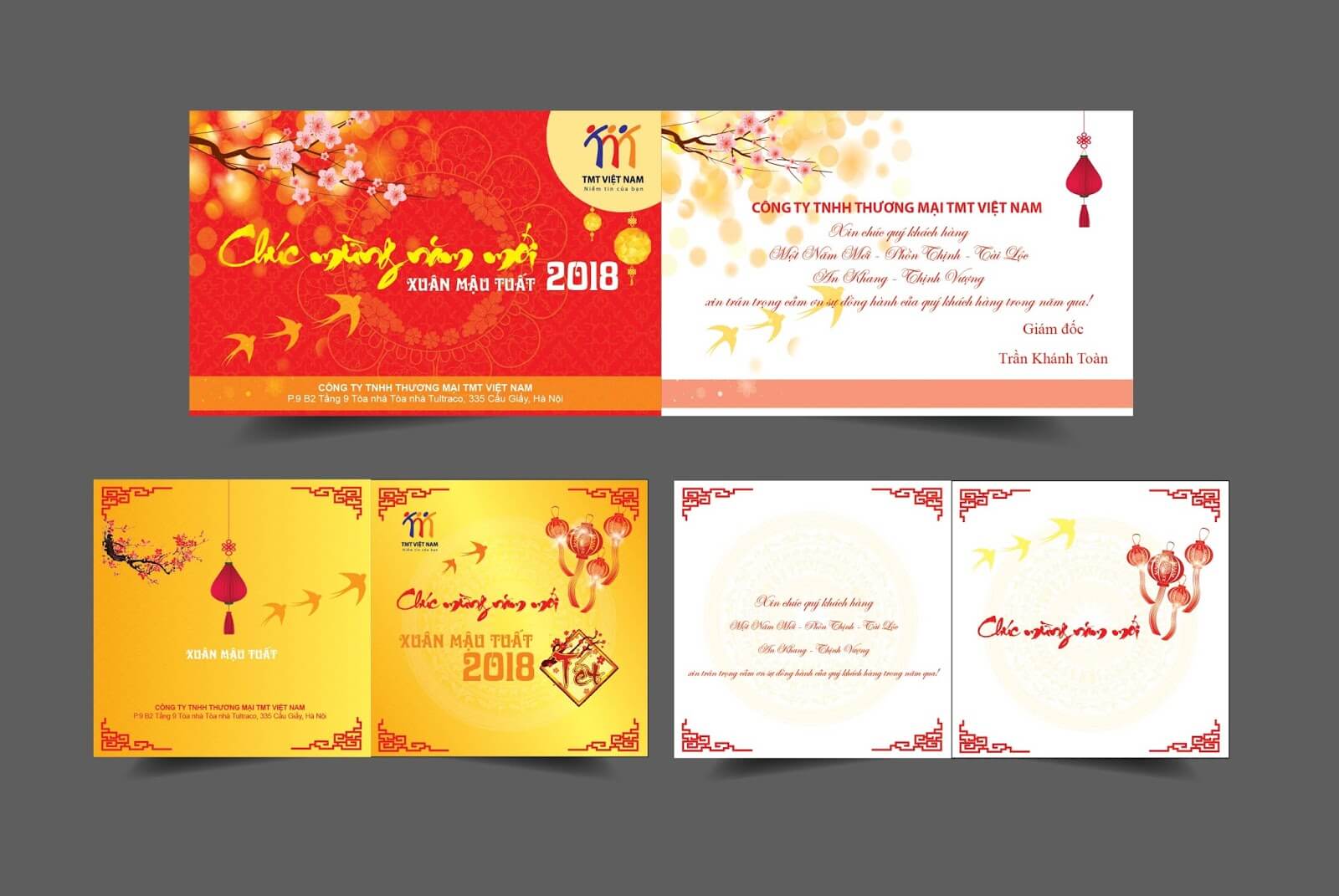 Một số mẫu in thiệp chúc mừng năm mới ấn tượng