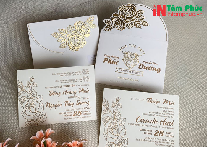 Những nội dung cần có khi in thiệp cưới?