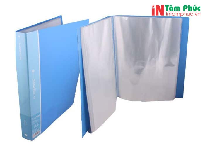 Mẫu bìa nhựa nhiều lá 