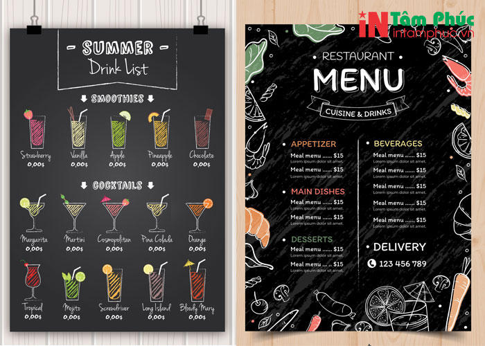 Một số lời khuyên trong thiết kế menu trà sữa Một số lời khuyên trong thiết kế menu trà sữa